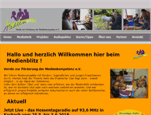 Tablet Screenshot of medienblitz-hessen.de